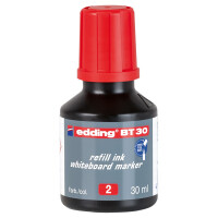 Whiteboardmarker Nachfülltinte edding BT30 - rot für Mod 250/361/365/28/29 non-permanent 30 ml