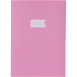 Heftumschlag Herma 7048 - A4 210 x 297 mm rosa mit Beschriftungsetikett Recyclingpapier