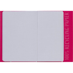 Heftumschlag Herma 5514 - A5 148 x 210 mm pink mit Beschriftungsetikett Recyclingpapier