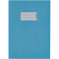 Heftumschlag Herma 7087 - A5 148 x 210 mm hellblau mit Beschriftungsetikett Recyclingpapier