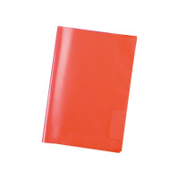 Heftumschlag Herma Standard PP 7482 - A5 148 x 210 mm rot ohne Beschriftungsetikett PP-Folie