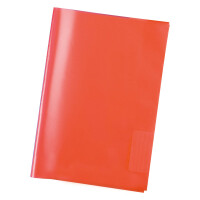 Heftumschlag Herma Standard PP 7492 - A4 210 x 297 mm rot ohne Beschriftungsetikett PP-Folie