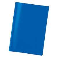 Heftumschlag Herma Standard PP 7493 - A4 210 x 297 mm dunkelblau ohne Beschriftungsetikett PP-Folie