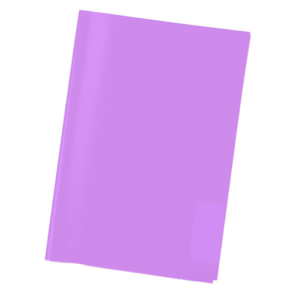 Heftumschlag Herma Standard PP 7496 - A4 210 x 297 mm violett ohne Beschriftungsetikett PP-Folie