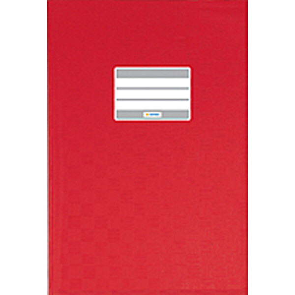 Heftumschlag Herma Standard Plus 7442 - A4 210 x 297 mm rot mit Beschriftungsetikett PP-Folie