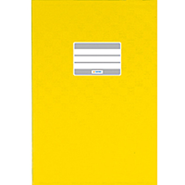 Heftumschlag Herma Standard Plus 7441 - A4 210 x 297 mm gelb mit Beschriftungsetikett PP-Folie