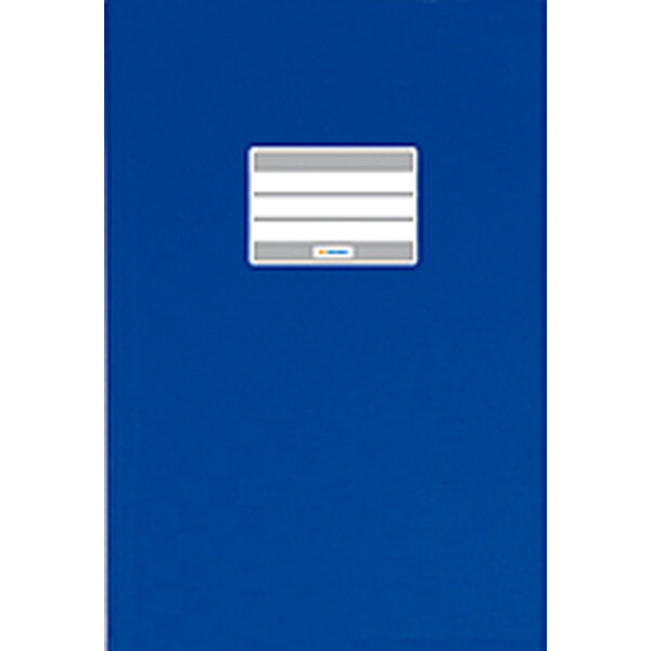 Heftumschlag Herma Standard Plus 7443 - A4 210 x 297 mm dunkelblau mit Beschriftungsetikett PP-Folie