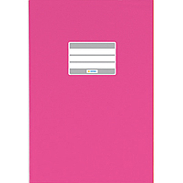Heftumschlag Herma Standard Plus 7451 - A4 210 x 297 mm rosa mit Beschriftungsetikett PP-Folie