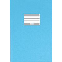 Heftumschlag Herma Standard Plus 7453 - A4 210 x 297 mm hellblau mit Beschriftungsetikett PP-Folie