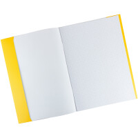 Heftumschlag Herma Premiumkarton 19746 - A4 210 x 297 mm gelb mit Beschriftungsetikett Karton