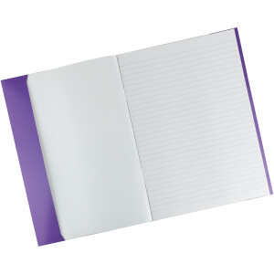 Heftumschlag Herma Premiumkarton 19756 - A4 210 x 297 mm violett mit Beschriftungsetikett Karton
