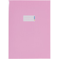 Heftumschlag Herma Premiumkarton 19805 - A4 210 x 297 mm rosa mit Beschriftungsetikett Karton