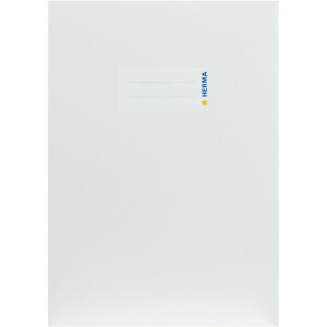 Heftumschlag Herma Premiumkarton 19758 - A5 148 x 210 mm weiß mit Beschriftungsetikett Karton