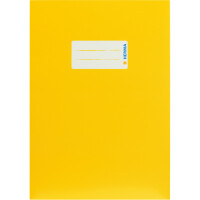 Heftumschlag Herma Premiumkarton 19760 - A5 148 x 210 mm gelb mit Beschriftungsetikett Karton