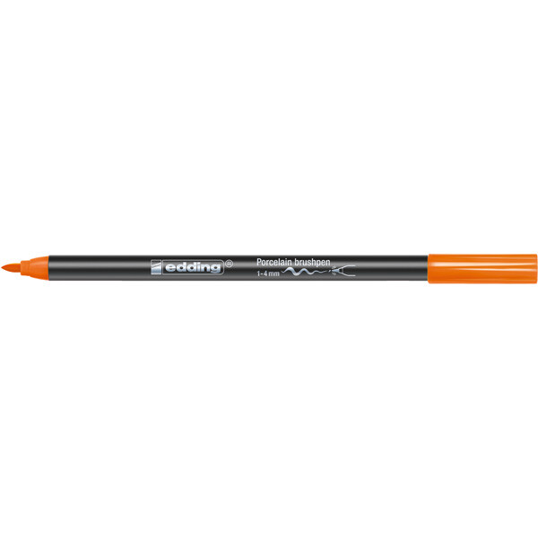 Porzellanpinselstift edding 4200 - orange 1-4 mm Pinselspitze