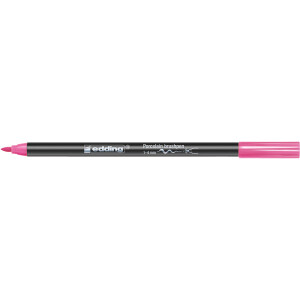 Porzellanpinselstift edding 4200 - rosa 1-4 mm Pinselspitze