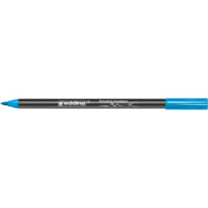 Porzellanpinselstift edding 4200 - hellblau 1-4 mm Pinselspitze