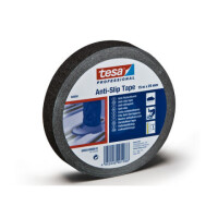 Antirutschband tesa Professional 60950 - 25 mm x 15 m schwarz selbstklebend wasserfest Innen-/Außenanwendung für Treppen & Stufen