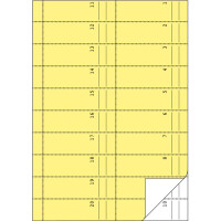 Bonbuch Avery Zweckform 842 - A4 210 x 297 mm gelb/weiß 2 x 50 Blatt 1000 Bons
