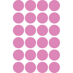 Markierungspunkte Avery Zweckform 3599 - auf Bogen Ø 18 mm pink ablösbar Papier für Handbeschriftung Pckg/96