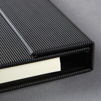 Notizbuch sigel Conceptum CO172 - A6 105 x 148 mm schwarz liniert 97 Blatt Hardcover-Einband 80 g/m²