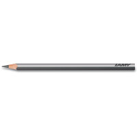Bleistift Lamy plus 1222089 - silber Dicke Mine Ø 4 mm B ohne Radierer Dreieckform
