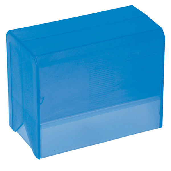 Karteibox Brunnen 20571 - A7 blau transparent unbefüllt Styrolux