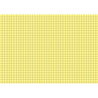 Karteikarte Brunnen 22502 - A5 148 x 210 mm gelb kariert Pckg/100