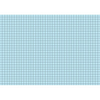 Karteikarte Brunnen 22502 - A5 148 x 210 mm blau kariert Pckg/100