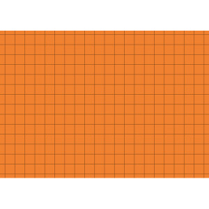 Karteikarte Brunnen 22702 - A7 74 x 105 mm orange kariert...