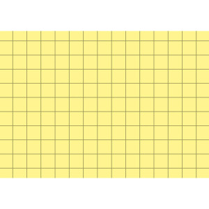 Karteikarte Brunnen 22802 - A8 52 x 74 mm gelb kariert Pckg/100