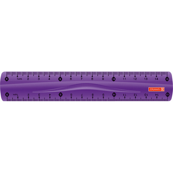 Lineal Brunnen Colour Code 49715 - 15 cm violett Kunststoff