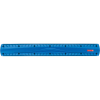 Lineal Brunnen Colour Code 49730 - 30 cm blau Kunststoff