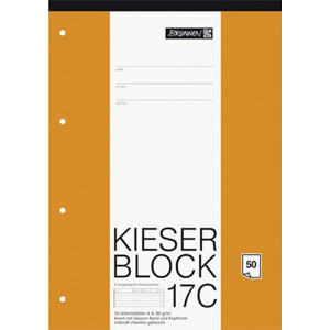 Schulblock Brunnen Kieser 42927 - A4 210 x 297 mm liniert...