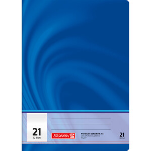 Schulheft Brunnen Vivendi 44421 - A4 210 x 297 mm Lineatur21 mit Schreiblinie liniert FSC 32 Blatt hochweißes Premiumpapier 90 g/m²