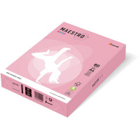 Kopierpapier mondi Maestro Color Pastell 9417-PI25A12S - A4 210 x 297 mm rosa universelle Anwendung FSC 120 g/m² Pckg/250