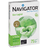 Kopierpapier Navigator Eco-Logical 82467A75S - A4 210 x 297 mm weiß universelle Anwendung 169 CIE FSC 75 g/m² Pckg/500