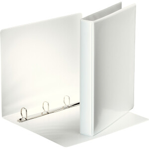 Präsentationsringbuch Esselte 49703 - A4 weiß 4-D-Ring Mechanik Ø 30 mm für 300 Blatt PP