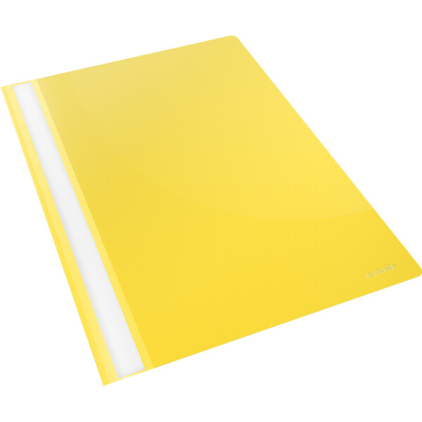 Sichthefter Esselte 28318 - A4 310 x 225 mm gelb mit Beschriftungsfeld umweltschonende PP-Folie