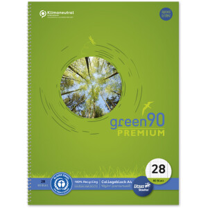 Collegeblock Staufen Green 90 Premium Recycling 040835028...