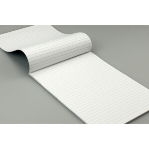 Briefblock Staufen Linea 734045321 - A4 210 x 297 mm Deckblatt liniert Lineatur21 mit Schreiblinie 50 Blatt ECF weißes Qualitätspapier 60 g/m²