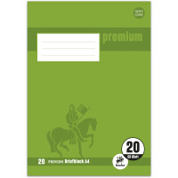 Briefblock Staufen Premium 734040240 - A4 210 x 297 mm Deckblatt blanko Lineatur20 50 Blatt klimaneutral hochweißes Premiumpapier 90 g/m²