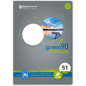 Oktavheft Staufen Recycling green90 Premium 040789051 - A6 105 x 148 mm Lineatur51 liniert Blauer Engel 32 Blatt premiumweißes Recyclingpapier 90 g/m²