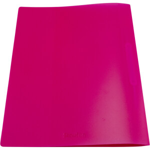 Schnellhefter Staufen 7947690 - A4 310 x 237 mm pink kaufmännische Heftung mit Einsteckfenster PP-Folie
