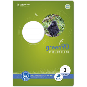Schulheft Staufen Recycling green90 Premium 040782003 -...