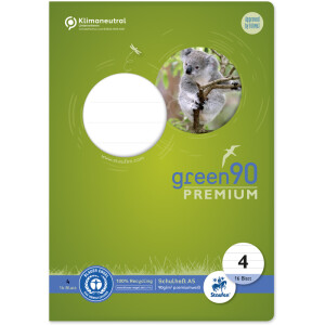 Schulheft Staufen Recycling green90 Premium 040780004 -...