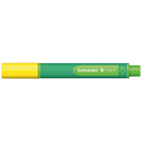 Fasermaler Schneider Link-It 1920 - golden-yellow 1 mm Faserspitze Tinte auf Wasserbasis gummierter Dreikantschaft