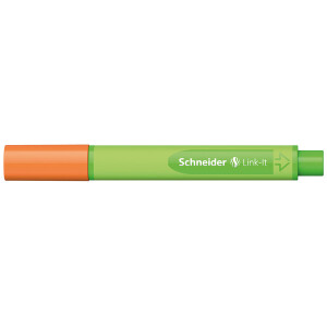 Fineliner Schneider Link-It 912 191206 - tango-orange 0,4 mm gummierter Dreikantschaft