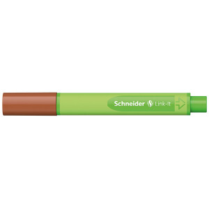 Fineliner Schneider Link-It 912 191207 - mahogany-brown 0,4 mm gummierter Dreikantschaft