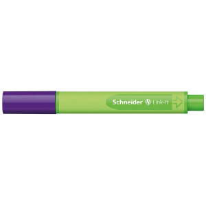 Fineliner Schneider Link-It 912 191208 - daytona-violet 0,4 mm gummierter Dreikantschaft